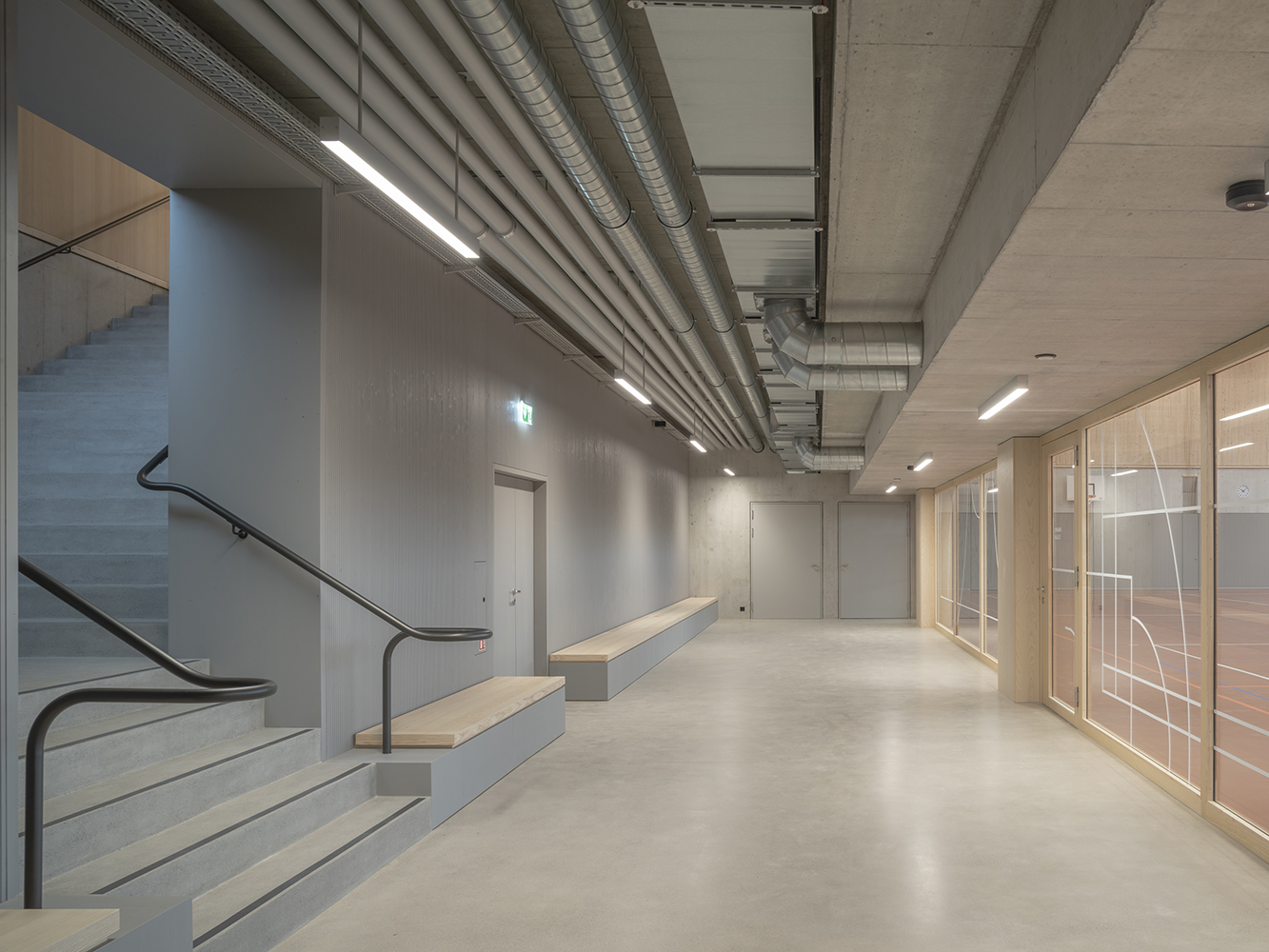 Sporthalle Steinach kit architects Zürich